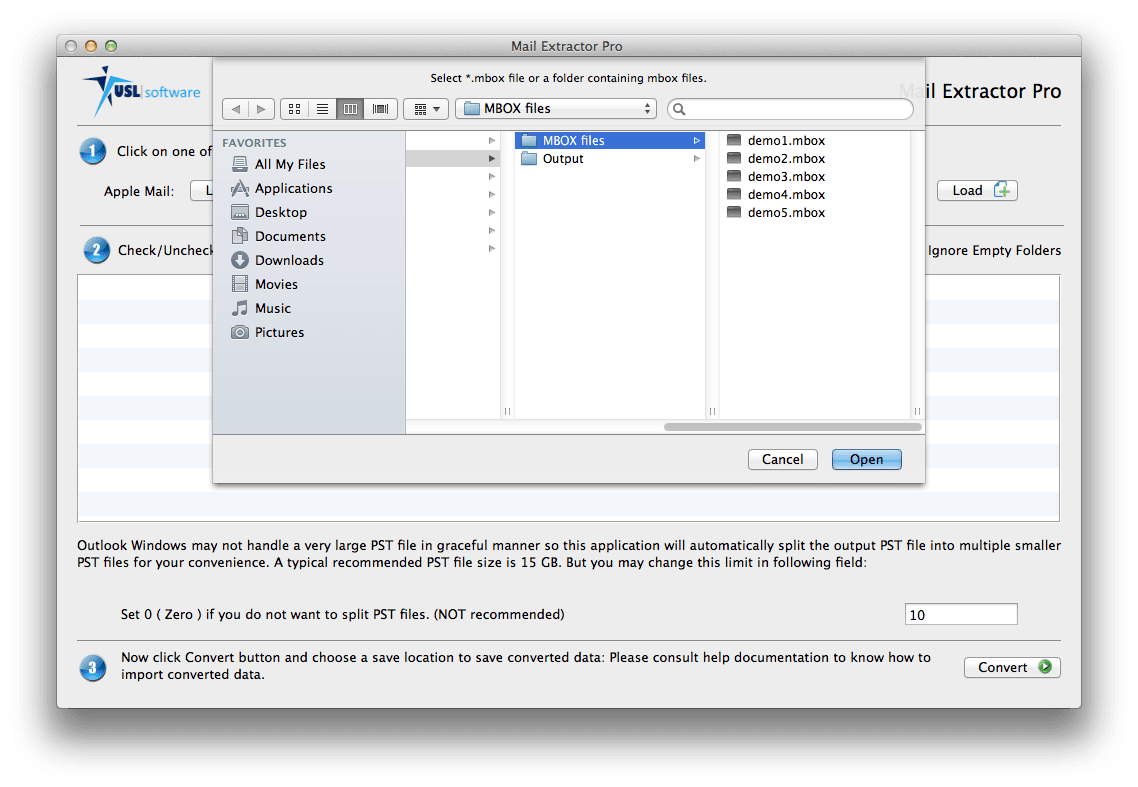 export mbox into outlook