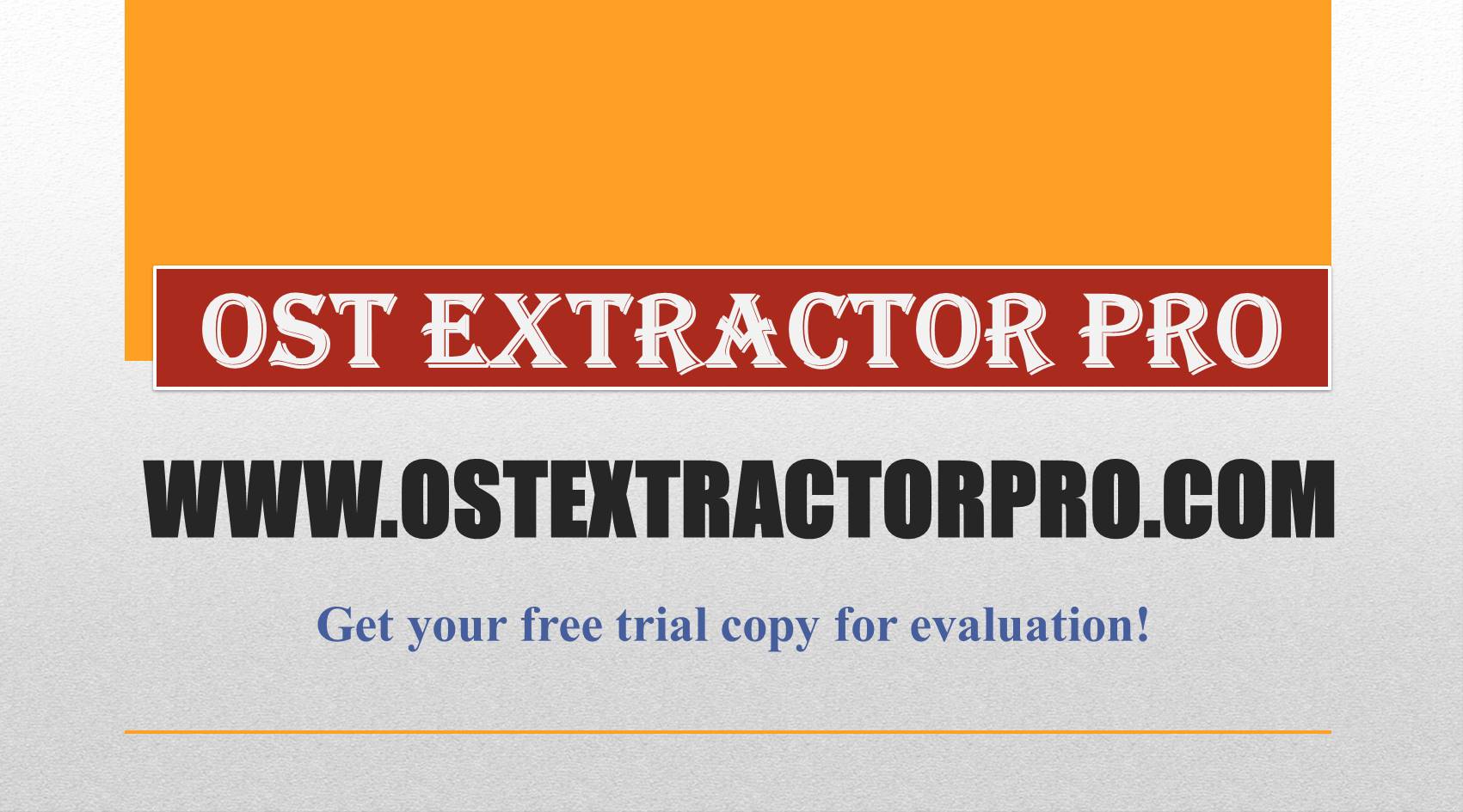 Microsoft OST to PST conversion with the best conversion solution